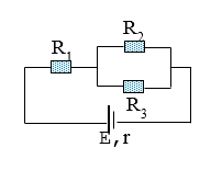 Cho mạch điện có sơ đồ như hình vẽ:

ξ =6V,r =1Ω,R1 =0,8Ω, R2 =2Ω,R3=3Ω.

Cường  độ dòng điện chạy qua mạch chính là?