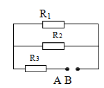 Cho mạch điện như hình vẽ (a), R1=R2=40Ω;R3=20Ω. Đặt vào hai điểm AB hiệu điện thế U thì hiệu điện thế giữa hai đầu điện trở R3 là U3 = 60 V. Công suất