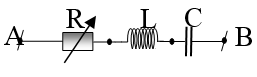 Cho mạch điện như hình vẽ.  Biết   L=1π⁢H,  C=2.10-4π   F,  uA⁢B=200⁢cos⁡100⁢π⁢t  V. Điện trở  R  phải có giá trị bằng bao nhiêu để công suất toả nhiệt