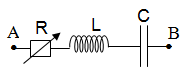 Cho mạch điện như hình vẽ. Biết L=1πH,C=2.10−4πF,uAB=200cos100πtV. R phải có giá trị bằng bao nhiêu để công suất tỏa nhiệt trên R là lớn nhất? Tính công