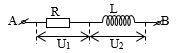 Cho mạch điện xoay chiều như hình vẽ:
uAB=2002cos(100πt)V , R = 55, U1 = 110V, . Hệ số công suất của đoạn mạch có giá trị