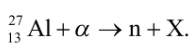 Cho phản ứng hạt nhân Hạt nhân X tạo ra từ phản ứng này là