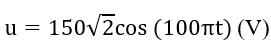 Đặt điện áp u=150√2 cos⁡(100πt) (V) vào hai đầu đoạn mạch gồm điện trở, cuộn cảm thuần và tụ điện mắc nối tiếp. Biết điện áp hiệu dụng giữa hai đầu điện trở là  . Hệ số công suất của đoạn mạch là (ảnh 1)