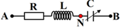 Đặt điện áp xoay chiều u = 100cos100πt (V) vào đoạn mạch AB như hình vẽ; trong đó, cuộn dây thuần cảm và tụ điện có điện dung C có thể thay đổi được. Điều