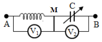 Đặt điện áp xoay chiều u=U2cosωt (U, ω là các hằng số dương) vào hai đầu mạch điện như hình vẽ.

Đoạn AM chứa cuộn dây không thuần cảm, đoạn MB chứa tụ