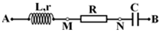 Đặt điện áp xoay chiều uAB=2002 cos100 π t (V) vào hai đầu đoạn mạch nối tiếp AB gồm đoạn AM chứa cuộn dây, đoạn MN chứa điện trở R và đoạn NB chứa tụ