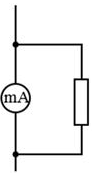 Để có thể sử dụng một miliampe kế có thang đo 0 - 50 mA và điện trở trong 5 Ω vào việc đo cường độ dòng điện nằm trong phạm vi từ 0 đến 500 mA. Ta cần