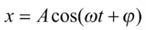 Một chất điểm dao động điều hòa trên phương Ox với phương trình   với A > 0  và   Phương trình vận tốc có dạng   Phương trình dao động có dạng là