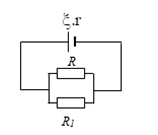 Một cho mạch điện như hình vẽ. Biết ξ = 15 V; r = 1 Ω; R1 = 2 Ω. Biết công suất tiêu thụ trên R đạt giá trị cực đại thì R có giá trị