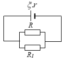 Một Cho mạch điện như hình vẽ. Biết ξ=15V; r=1Ω; R1=2Ω. Biết công suất tiêu thụ trên R đạt giá trị cực đại thì R có giá trị