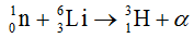 Một nơtron có động năng 3 MeV bắn vào hạt nhân Li đang đứng yên, gây ra phản ứng hạt nhân   bay ra theo các hướng hợp với hướng tới của nơtron những góc