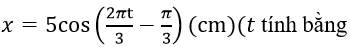 Một vật dao động điều hoà theo phương trình  s.Kể từ thời điểm t = 0, thời gian vật đi được quãng đường 7,5 cm là