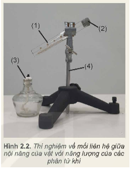 1. Khi đun ống nghiệm tới một lúc nào đó thì thấy nút bấc bật ra. Giải thích vì sao nút bấc bật ra. (ảnh 1)