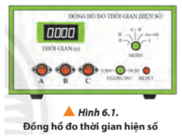 Tìm hiểu thang đo thời gian và chức năng của các chế độ đo (MODE) trên đồng hồ đo thời gian hiện số (Hình 6.1) (ảnh 1)