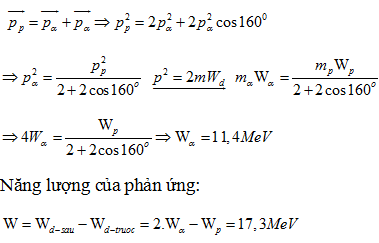 Bảo toàn động lượng:

=>