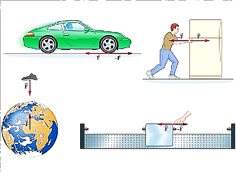 Cặp lực và phản lực có  những đặc điểm:

- Điểm đặt trên 2 vật khác nhau.

- Cùng phương.

- Ngược chiều.

-  Cùng độ lớn.