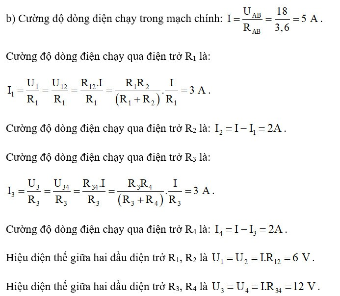 Cho mạch điện như Hình 23.4. Các giá trị điện trở (ảnh 2)