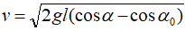 Chọn B

Lực căng  của dây treo có độ lớn: T = mg(3cos a   - 2cos a  0 )

=>   Tmin =m.g.cos a  0  < P (tại vị trí biên) và Tmax = mg(3 - 2cos a  0 ) > P (Tại vị trí cân bằng) =>  Tmin <P<T<sub>max</sub> → phát biểu 2 là sai.

Vận tốc con lắc tại vị trí có li độ góc α bất kỳ:

    tại VTCB và vmin = 0 tại vị trí biên → α tăng thì v giảm → phát biểu 4 là sai.