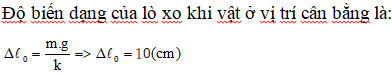 Cho cơ hệ như hình vẽ: lò xo rất nhẹ có độ cứng 100 N/m (ảnh 5)