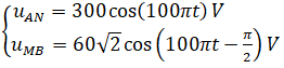 Cho đoạn mạch AB như hình vẽ. Biết R = 80 ôm, r = 20 ôm (ảnh 2)