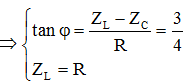 Ta có

→ R = 320 Ω