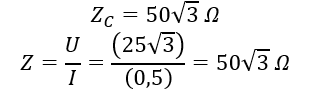 Chọn  A .

Dung kháng của tụ điện và tổng trở của mạch

    hình thang NANB    cân.

Điện trở trong của cuộn dây