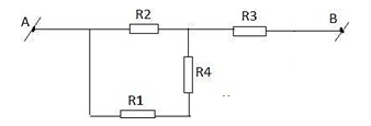 Lời giải

- Khi K mở mạch trở thành: (R2 // (R1 nt R4)) nt R3

R14 = R1 + R4 = 45 + R4

\({R_{124}} = \frac{{{R_2}.\left( {45 + {R_4}} \right)}}{{{R_2} + 45 + {R_4}}} = \frac{{90\left( {45 + {R_4}} \right)}}{{135 + {R_4}}}\)

\({R_{1234}} = {R_3} + {R_{124}} = 45 + \frac{{90\left( {45 + {R_4}} \right)}}{{135 + {R_4}}} = \frac{{10125 + 135{R_4}}}{{135 + {R_4}}}\)

Lại có:

I = I3 = I124  =  \(\frac{{{U_{AB}}}}{{R{}_{1234}}} = \frac{{90\left( {135 + {R_4}} \right)}}{{10125 + 135{R_4}}}\)

I124 = I2 + I14  \( \Rightarrow {I_1} = {I_4} = {I_{14}} = {I_{124}} - {I_2}\)

Mà U2 = U14 = U124

Nên  \({I_4} = {I_{124}} - \frac{{{U_{124}}}}{{{R_2}}} = {I_{124}} - \frac{{{I_{124}}.{R_{124}}}}{{{R_2}}} = {I_{124}}\left( {1 - \frac{{{R_{124}}}}{{{R_2}}}} \right)\)

\[ \Rightarrow {I_4} = \frac{{90\left( {135 + {R_4}} \right)}}{{10125 + 135{R_4}}}\left( {1 - \frac{{90\left( {45 + {R_4}} \right)}}{{\left( {135 + {R_4}} \right).90}}} \right)\]

\( \Rightarrow {I_4} = \frac{{8100}}{{10125 + 135{R_4}}} = \frac{{180}}{{225 + 3{R_4}}}\)  (1)

- Khi K đóng mạch trở thành: R­1 // (R2 nt (R3 //R4))

\({R_{34}} = \frac{{{R_3}.{R_4}}}{{{R_3} + {R_4}}} = \frac{{45{R_4}}}{{45 + {R_4}}}\)

\({R_{234}} = {R_2} + {R_{34}} = 90 + \frac{{45{R_4}}}{{45 + {R_4}}} = \frac{{4050 + 135{R_4}}}{{45 + {R_4}}}\)

\({R_{1234}} = \frac{{{R_1}.{R_{234}}}}{{{R_1} + {R_{234}}}} = \frac{{45.\left( {4050 + 135{R_4}} \right)}}{{\left( {45 + {R_4}} \right).\left( {45 + \frac{{4050 + 135{R_4}}}{{45 + {R_4}}}} \right)}} = \frac{{4050 + 135{R_4}}}{{135 + 4{R_4}}}\)

Ta có: UAB = U234 = U1; U234 = U2 + U34; U34 = U3 = U4

Nên  \({I_4} = \frac{{{U_4}}}{{{R_4}}} = \frac{{{U_{34}}}}{{{R_4}}} = \frac{{{U_{234}} - {U_2}}}{{{R_4}}} = \frac{{{U_{AB}} - {U_2}}}{{{R_4}}} = \frac{{{U_{AB}} - {I_2}.{R_2}}}{{{R_4}}}\)

Mà I2 = I234 =  \(\frac{{{U_{234}}}}{{{R_{234}}}} = \frac{{{U_{AB}}}}{{{R_{234}}}}\)

\( \Rightarrow {I_4} = \frac{{{U_{A{\bf{B}}}} - \frac{{{U_{AB}}}}{{{R_{234}}}}.{R_2}}}{{{R_4}}} = \frac{{90 - \frac{{90.90}}{{{R_{234}}}}}}{{{R_4}}} = \frac{{90{R_{234}} - 8100}}{{{R_4}.{R_{234}}}}\)  (*)

Thay R234=  \(\frac{{4050 + 135{R_4}}}{{45 + {R_4}}}\)  vào (*) ta được:

\({I_4} = \frac{{4050}}{{4050 + 135{R_4}}}\)  (2)

Vì I4 trong 2 trường hợp là bằng nhau nên (1) = (2)

\(\frac{{180}}{{225 + 3{R_4}}}\)\( = \frac{{4050}}{{4050 + 135{R_4}}}\)\( \Rightarrow \frac{6}{{75 + {R_4}}} = \frac{{135}}{{1350 + 45{R_4}}}\)

\( \Rightarrow 8100 + 270{R_4} = 10125 + 135{R_4} \Rightarrow {R_4} = 15\Omega \)