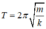 .

Chu kì của con lắc lò xo: 

=> T phụ thuộc vào m và k (cấu tạo)