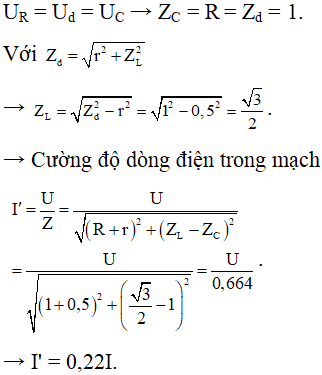 ü

+ Khi mắc ba phần tử trên vào hiệu điện thế không đổi thì dòng điện trong mạch là:

+ Khi mắc nối tiếp ba phần tử trên vào hiệu điện thế xoay chiều