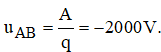 .

Hiệu điện thế giữa hai điểm A và B là