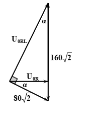 Đặt điện áp u= 80 căn bậc hai 2 cos (100 pi t - pi/4 ) (V) vào hai đầu đoạn mạch mắc nối tiếp gồm điện trở thuần (ảnh 1)