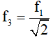 - Khi f = f1 , ta tiến hành chuẩn hóa:

→ Khi f = 3f1 :

- Kết hợp với:

 

- Khi: 