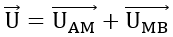/span>

+ Biểu diễn vectơ các điện áp    

 

Vì uAM luôn vuông pha với uMB nên quỹ tích của M là đường tròn nhận U là đường kính

+ Từ hình vẽ, ta có