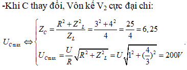 Đặt điện áp xoay chiều có giá trị hiệu dụng và tần số không đổi (ảnh 3)