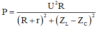 LCω2 = 2 → Lω = 2/Cω → ZL = 2ZC

(1): 

(2): 

Từ đồ thị

(3)

Khi R = 30 Ω → P2max = P1

(4)

Từ (3) và (4), suy ra r = 270 Ω