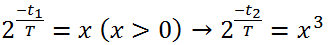 .

Ta có:

Đặt 

Giải phương trình ta lấy nghiệm dương → x = 0,745 → T = 4,71 giờ.