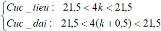 /span>

HD Giải:

Ta có:  khoảng cách ngắn nhất giữa hai gợn lồi liên tiếp là  2cm → λ/2 = 2 → λ = 4cm

Hai nguồn ngược pha, nên điểm dao động với biên độ cực đại phải thỏa mãn: d2 – d1 = (k + 0,5)λ

Điểm dao động với biên độ cực tiểu thỏa mãn: d2 – d1 = k.λ

Số gợn lồi và lõm xuất hiện giữa hai điểm S1S2 là:

<=> 

<=> 