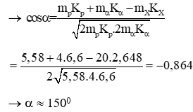 + Ta có: pX2 = pp2 + p a  2  -   2ppp a  .cos a