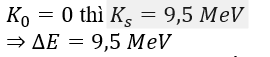.

Phương trình phản ứng

Năng lượng của phản ứng hạt nhân

Từ đồ thị, ta thấy rằng

Mặc khác, theo giả thuyết bài toán

Từ giản đồ vecto

Thay số, ta được

 