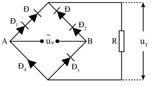 Ta có thể mắc thêm một diode nối tiếp với diode Đ1 và một diode nối tiếp với diode Đ2.