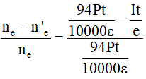 - Xét trong khoảng thời gian t giây thì số photon tới bản A là:

+ Số electron bị bức ra là:

+ Phần trăm số electron không đến được bản B là:

 