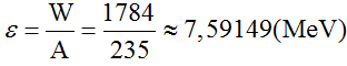Phương pháp :  Công thức tính năng lượng liên kết riêng của hạt nhân

Cách giải: 

Năng lượng liên kết riêng:

 