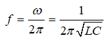 Mạch dao động LC lí tưởng gồm cuộn cảm thuần có độ tự cảm L và tụ điện có điện dung C. Tần số dao động riêng của mạch là
