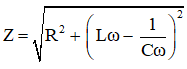 Tần số f = 1kHz = 1000Hz → ω = 2πf = 2000π rad/s.

Công suất tiêu thụ: 

Với 

Hệ số công suất: 