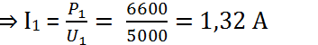 P1  = U1 I1