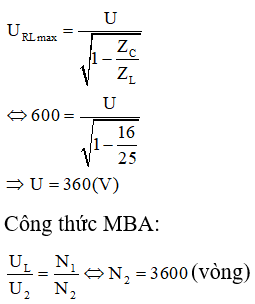 Xét mạch sơ cấp

 