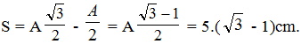 + Wđ = 3 Wt => W = Wđ +Wt = 4Wt => 

+ Tương tự, 

+ Thời gian ngắn nhất là khi vật đi thẳng từ 

Sử dụng thang thời gian : 

+ Tốc độ trung bình: vtb = S : tmin = 30.( √3   - 1) ≈ 21,96 cm/s.