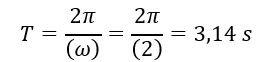 .

Hợp lực tác dụng lên vật theo định luật II Newton

Hay

So sánh với giả thuyết bài toán

Chu kì của dao động