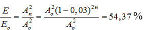 Ta có: 

 (sau 10 chu kỳ dao động, ta =10).