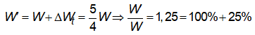 .

Cách 1:

Cách 2:                                    

Cơ năng ban đầu: 

Hiệu cơ năng sau và cơ năng trước:

=>  Cơ năng tăng 25%.